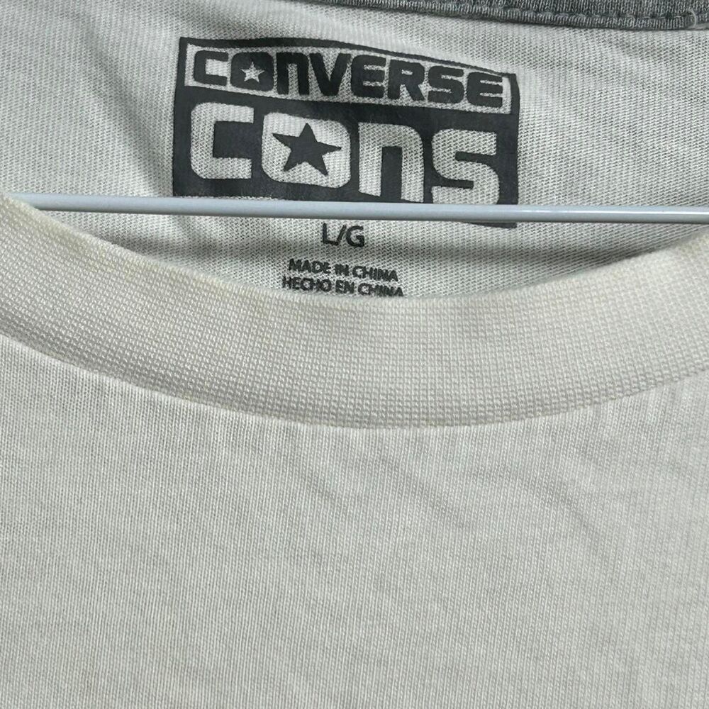 Converse Men's White T-shirt - Picture 5 of 7